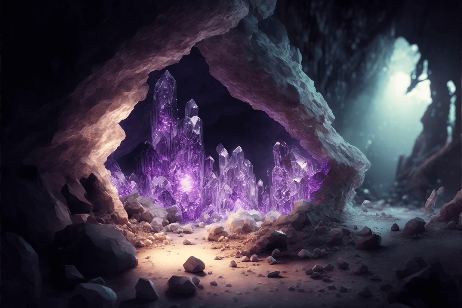 Amethyst Crystal Cave 1 MySpiritBook Holistic Healing School