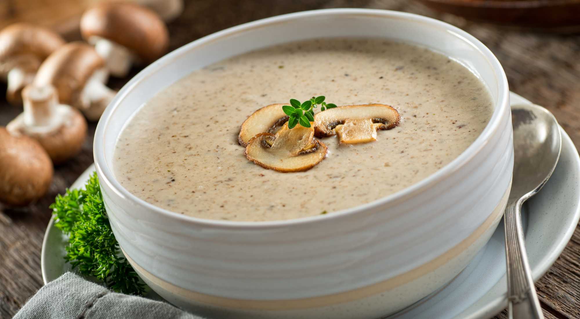 Vegan Mushroom Delight Soup - Recipes - Tamás Pataki, MySpiritBook Healing School